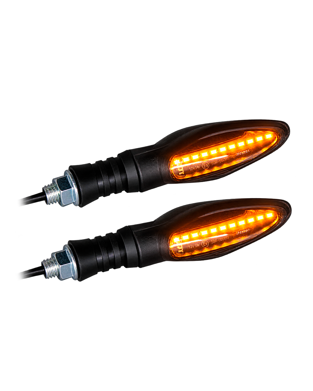 Par de luzes de pisca em LED âmbar